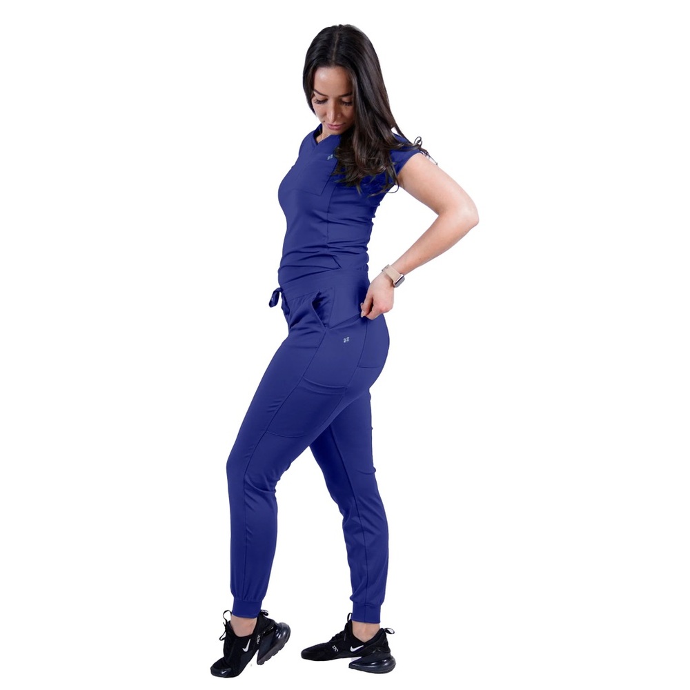 Fitscrub navy joggers size medium.